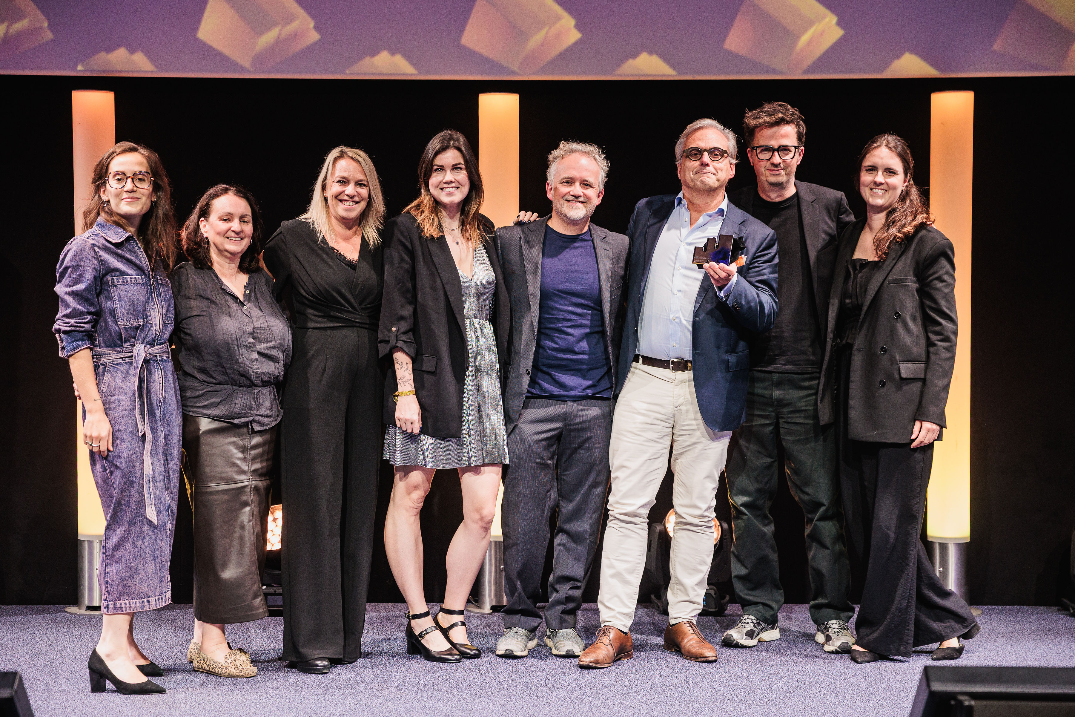 Effie team My Family on stage