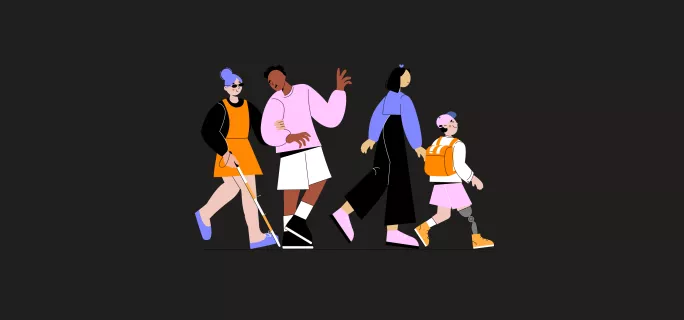 Graphic image of people with a disabilities