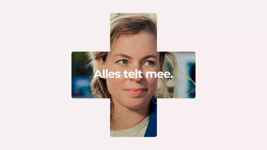 Image from Zilveren Kruis‘ sensitization campaign saying "Everything counts".